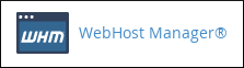 cPanel - Advanced - WebHost Manager icon